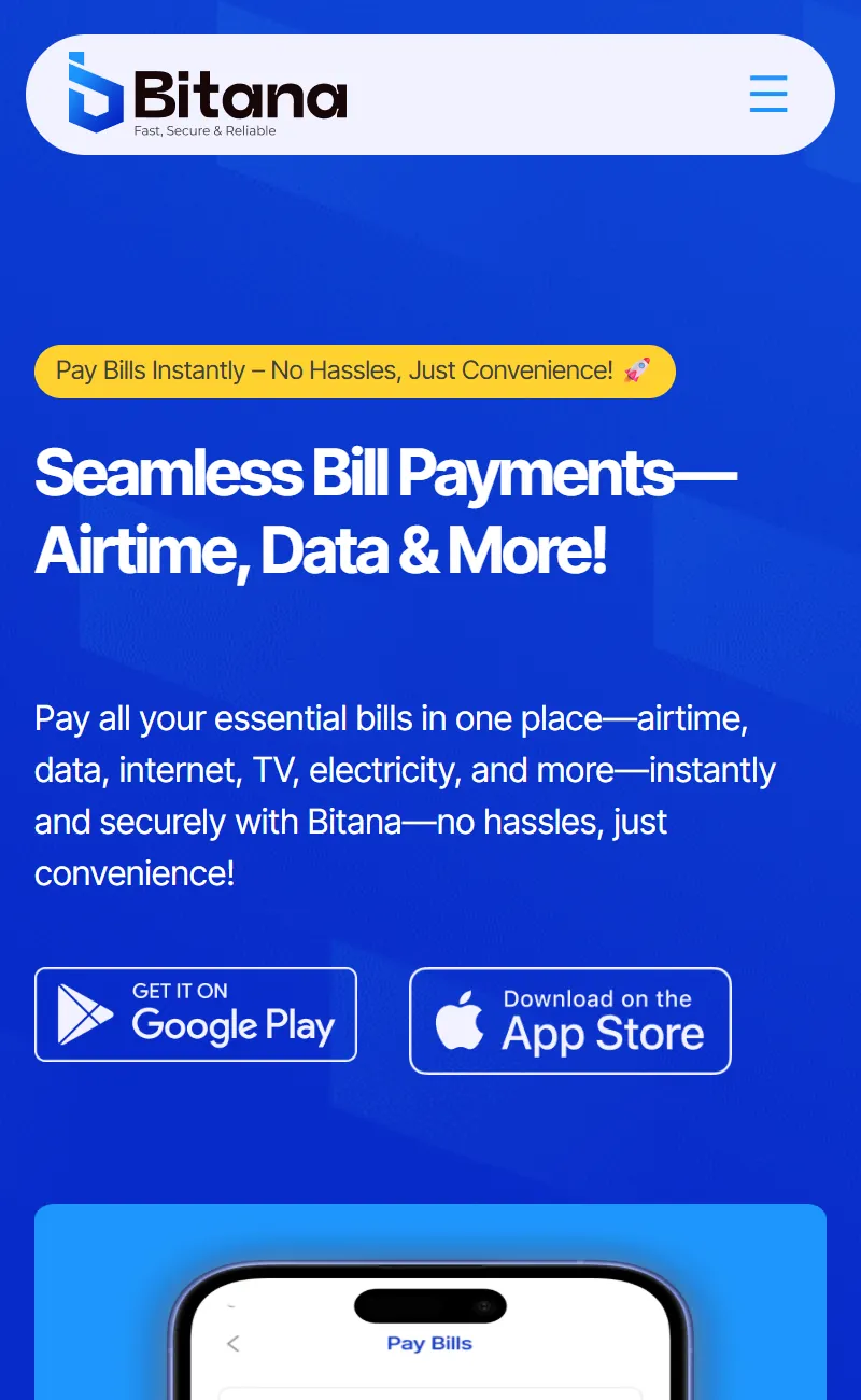Bitana mobile showcase 1