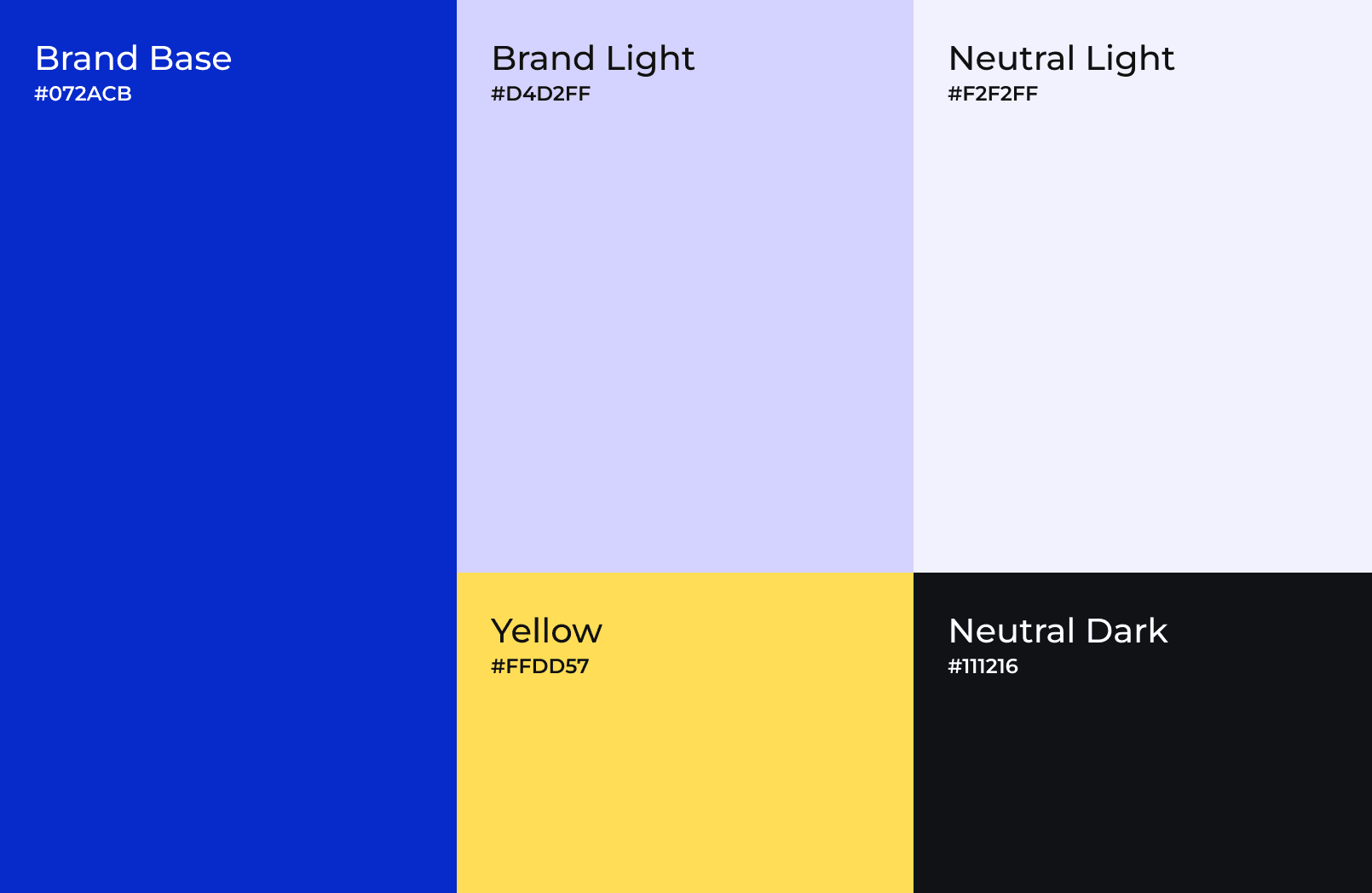 Bitana color palette